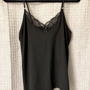 Black Lace super soft camisole pajama top